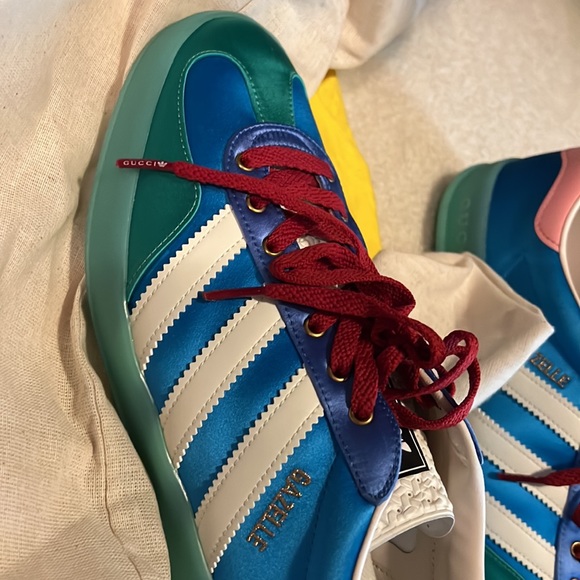 Gucci X adidas women's Gazelle sneaker size 42- 2022 collection sold out - Picture 3 of 8